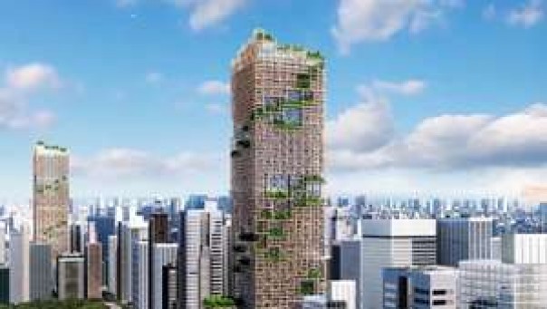 Japan intends to build a skyscraper made of wood in Tokyo