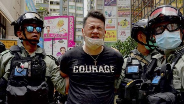 7 Orang Demonstran Terjerat UU Keamanan Nasional China