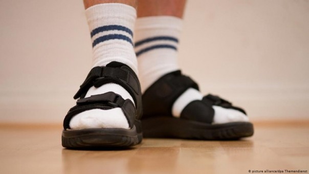 Unique fashion from Germany; socks and sandals