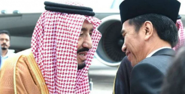Presiden Jokowi and Raja Salman
