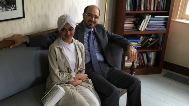 Saad al-Jabri and his daughter Sarah al-Jabri, who has been detained in Saudi Arabia since March